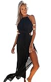 Genluna Women's Lower Chest Strap Fastening Dress
