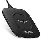 Spigen Essential F301W Qi Wireless Charger [Adapter NOT Included] for iPhone Xs MAX/XR/XS/X/8/8 Plus/Galaxy Note 9/S9/S9 Plus/S8 & Other Qi Enabled Devices