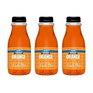 Ralph's Orange Sparkling Water Sodamix Flavor | Three 12oz Bottles