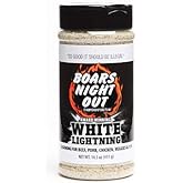 Boars Night Out OW86505 BBQ Seasoning, White Lightening, 14.5-oz. - Quantity 6