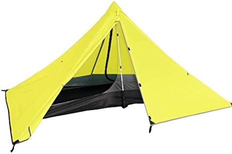 Survivalist Solo Ultralight Tent Pyramid Style Shelters with Waterproof Canopy Covers 1P UL Backpacking Tent - Lightweight Pyramid Tent - 3.2 lbs