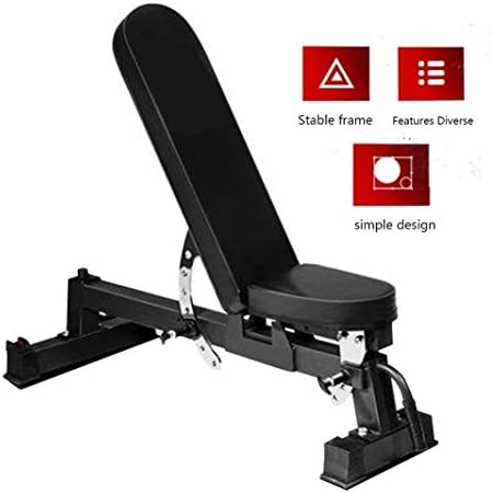 アジャスタブルベンチベンチプレススツール多機能折りたたみシットアップボードホームフィットネス機器ダンベル椅子簡単にプッシュ筋力トレーニング機器 アジャスタブルフィットネスベンチ Ospacp Org Ar