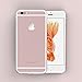 iPhone 6 Case, iPhone 6S Case, HeeBin 2 in 1 Ultra Thin and Slim Crystal Clear Anti - Scratch Anti-fingerprint Shockproof Frame For Apple iPhone 6 / 6S Case - Rose gold