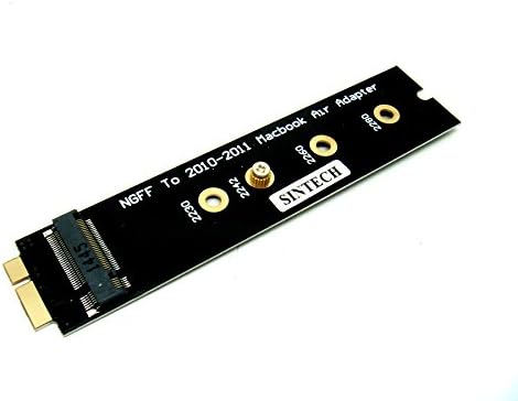 Sintech M.2 NGFF SATA SSD to 18Pin Adapter For Upgrade SSD of 2010-2011 Year Air, Black - Image 3