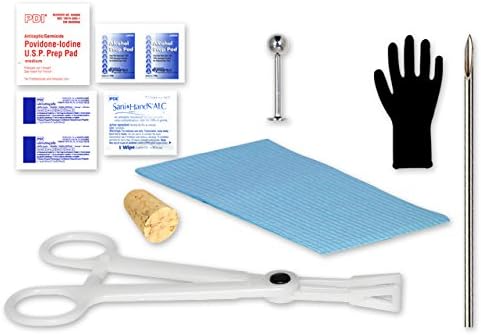 Superior Tattoo Equipment Single Piercing Labret Kit - 16 Gauge Labret