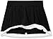 adidas Girls Tennis Court Skort, Black, Medium