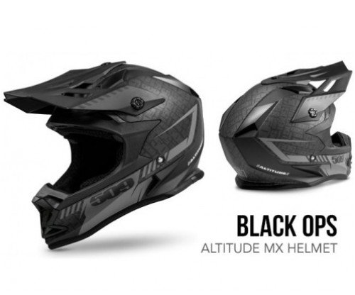509 Altitude MX / ATV Dirt Helmet Black 