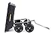 Gorilla Carts Heavy-Duty Poly Yard Dump Cart, 10 Cu Ft Tub, 1500 lb Haul Capacity, Black – Towable Utility Wagon with Quick-Release Dumping & Pneumatic Tires for Landscaping and Gardening