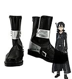 Telacos Sword Art Online SAO Kirigaya Kazuto Kirito Cosplay Shoes Boots Custom Made