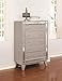 Coaster Furniture Leighton Chest Metallic Mercury 204925