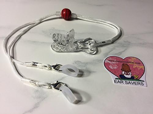 Basketball Bilateral Lanyard Clip for Hearing Aids or Cochlear Implants