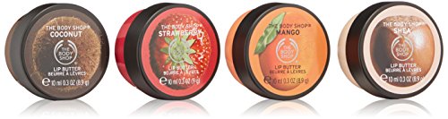 The Body Shop Lip Butters Magic Cube Gift Set, 4pc Set of Assorted Paraben-Free Lip Butters