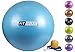 Fit Spirit Exercise Balance Fitness Yoga Ball with Air Pump Select from 55, 65, 75 CM - Choose Your Color