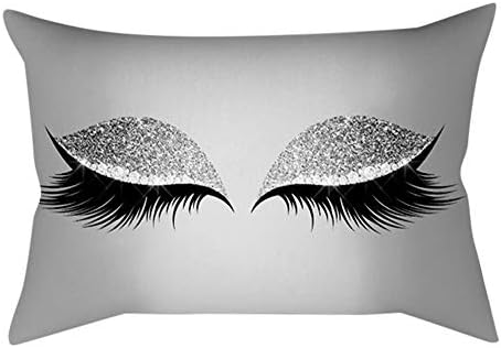 VRTUR Eyelash Out Soft Velvet Cushion Cover Marble Pillow Cases Cushion Covers Cream Cushion Covers Pillows Pillow Case 30cm X 50cm