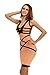 Whoinshop Women's V-Neck Strapless Clubwear Bodycon Bandage Dress