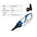 Handheld Mini Vacuum Cleaner, NUWA Portable Car Vacuum Cleaner Cordless, Lightweight Auto Hand Vac Dust Collector Rechargeable wih USB Charging Cable, Equipped with two Nozzles (Blue)