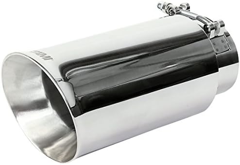 NETAMI NT-2460 Exhaust tip Hi Polished Stainless Steel 4" Clamp-on