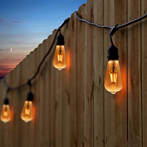 Zorara E27 ST64 Edison gloeilamp, 3 stuks Edison Vintage gloeilampen, 4W 220V dimbare Edison LED-lamp, warm wit antieke… - Afbeelding 3