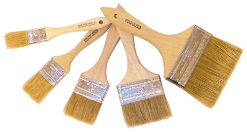 Eagle BH3002 - White Bristle Brushes - 3 x 3/8 inch. - 12pcs/box