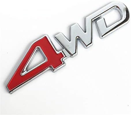 Tamiko Car Styling 3D Chrome Metal Sticker 4WD Emblem 4X4 Badge Decal SUV Rear Trunk Off-road For Toyota Highlander RAV4 Tiguan Honda