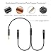 Headset Adapter for Headsets with Separate Headphone and Microphone Plugs 3.5mm Stereo Audio Male to 2 Female Headset Mic Y Splitter Cable Adapter(Black)