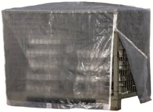 Rain Exo RX120-GIB-R/T Pallet Cage Cover 125 x 85 x 98 cm 120 g/mÂ² with Zip Transparent by Rainexo