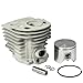 Max Motosports Cylinder Piston Rebuild Kit Assembly Fits Husqvarna 55 51 Chainsaws 46mm # 503 16 91-71 primary
