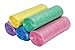 GLRSBUTY Trash Bags 5 Gallon Garbage Bags Colorful Bathroom Trash Bags for Kitchen Home Bathroom Bedroom Toilet Office Rubbish Bin / 18 x 18.9 Inches / 150 PCS (30 Bags x 5 Rolls) Random 5 Colors