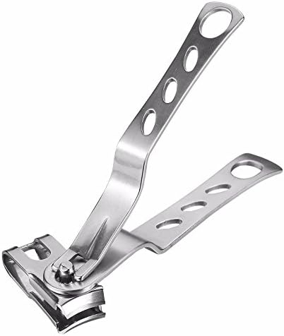 Nail Clipper with 360-Degree Rotating Head -Professional Stainless Steel Small Nail Clipper Cuticle Cutter Nipper With Rotate Head Nail Tools (Swivel Head)