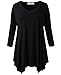 Zerdocean Women's Plus Size Modal 3/4 Sleeve Tunic Top Solid Basic Loose Shirt