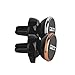 2 Pack Air Vent Cell Phone Holders Magnetic For Car Strong Magnetic Phone Car Mounts Vent Clips Gold Silver, Round Rotatable Universal Fit iPhone 5C 6 6S 7 Plus Samsung Galaxy S7 Edge HTC NEXUS