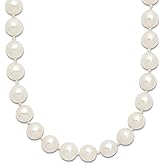 14k Solid White Gold Freshwater Onion-Freshwater Cultured Pearl Necklace Pendant-Necklace for Women in Choice of Lengths
