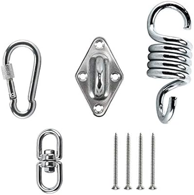 Nicedd Stainless Steel Suspension Strap Trainer Mount Anchor