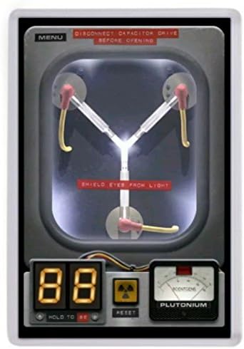Flux Capacitor Fridge Magnet. Inspired by Back to the Future