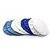 AUTDER 7 Inch & 8 Inch Car Polisher Pad Bonnet, Waxers Bonnet Set, Woollen+Cotton+Microfiber+Coral Fleece, 2 Pcs for Each, Pack of 8 Pcs