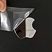 Wallner 5pcs in Set Metal Cellphone Apple Logo Overlay Metal Decal Sticker for iPhone 5/6/7/8 Plus XS max (Silver)
