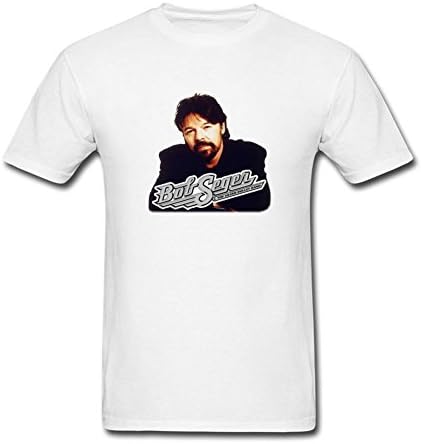 FUSHUOMT88M Men's Bob Seger T-shirt Size M White