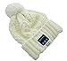 Winkeyes Outdoor Sports Bluetooth cap Music Hat Headphone Beanie Lovely Answer Phone Hat (white)