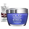 Olay Regenerist Retinol Moisturizer, Retinol 24 Night Face Cream, 1.7 Oz + Whip Face Moisturizer Travel/Trial Size Gift…