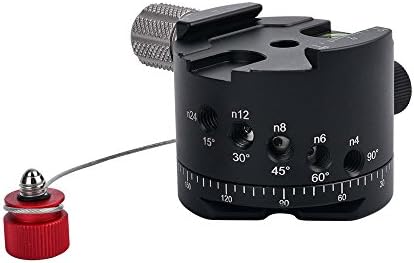 Hifine DH-50 Panoramic Ball Head Tripods Head with Indexing Rotator,