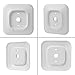 Wall Plate Bracket Cover for Ecobee3 lite Smart Wi-Fi Thermostat (White), Bigger and Thicker