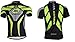 sponeed Mens Bike Jersey with Pockets Polyester Triathlon Shirt Cycling Top Wear US XXL Green