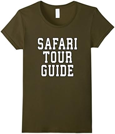 Womens Safari Tour Guide Halloween TShirt Medium Olive