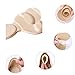 Heel Snugs,high Heel Pads,High Heel Liners,Anti Slip Heel Cushion Inserts,Ball of Foot Cushions,Insoles for High Heels,Blister Prevention & Improve Shoes Too Big (Fashion Beige&Quick-Dry Pure 4pcs)