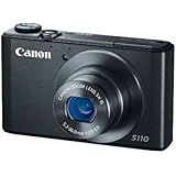 Canon PowerShot S110 12MP Digital Camera with 3-Inch LCD (Black)