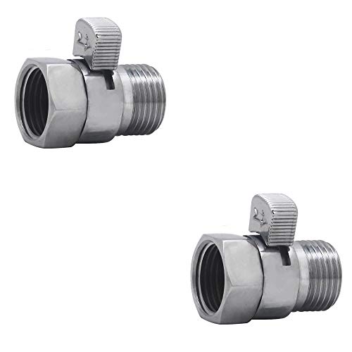 XVL Shower Head Shut Off Valve Solid Brass 2 Pieces Chrome Pricepulse