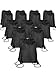 BBTO 20 Pcs Drawstring Backpack Bulk Cinch Bag Black String Sackpack Bags DIY for Gift Gym Sport Party Trip