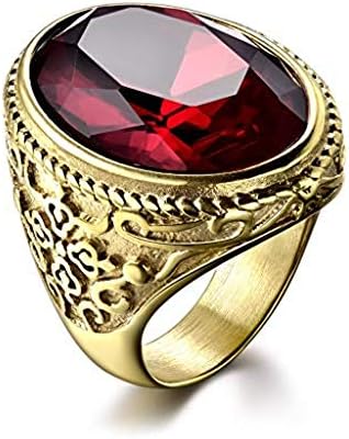 red stone ring