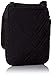 Vera Bradley Women's Microfiber Mini Hipster Crossbody Purse, Classic Black, One Size