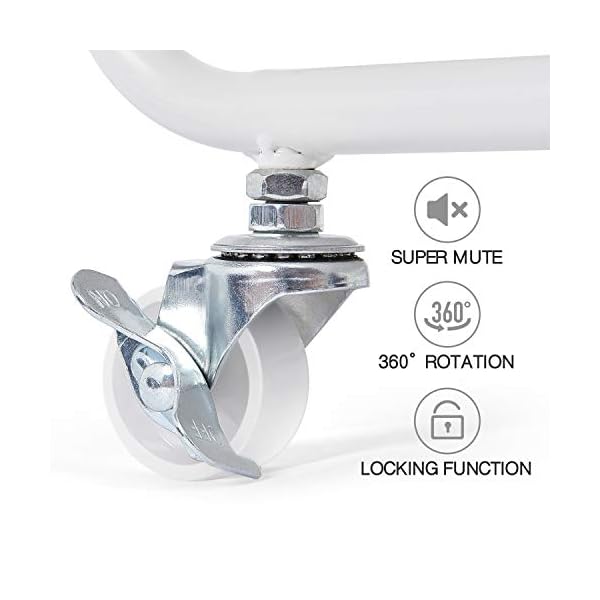 kingrack-Storage-Trolley3-tiers-Rolling-Cartkitchen-trolleyOrganisation-Cart-with-WheelsUtility-CartRolling-TrolleyShelving-Unit-Storage-Rack-Fruit-Vegetable-Rack-Organiser-Cart-WKUK131143 KINGRACK 3-Tier Rolling Storage Trolley, Kitchen Cart with Wheels, Organization Cart for Utilization, Shelving Unit…